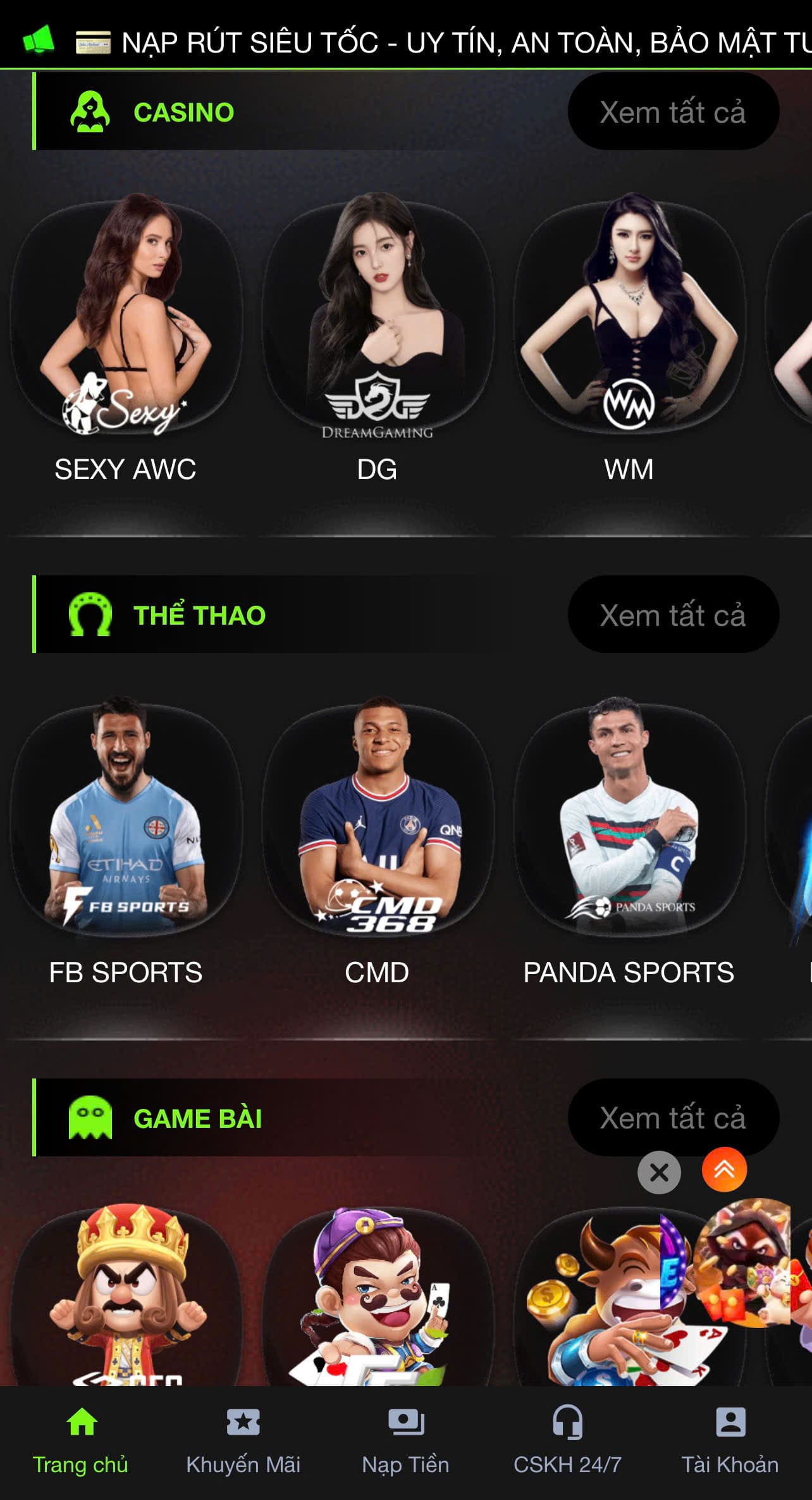 App Nhà cái pe78900